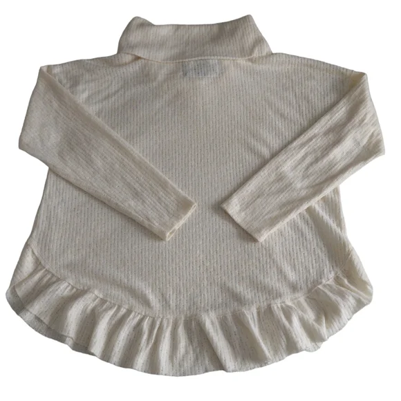 Maeve By Anthropologie Medium Addie Ruffled Hacci Pullover Sweater - Picture 5 of 17